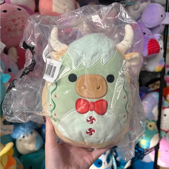 Squishmallows Accessories - Iver the select series SS christmas cookie longhorn squishmallow NWT 8in